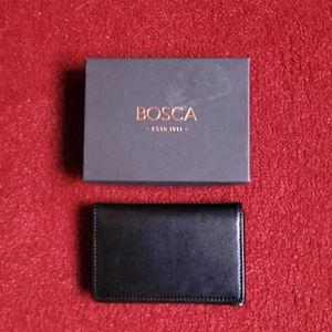 Band New Bosca Trifold ltalian Leather Case